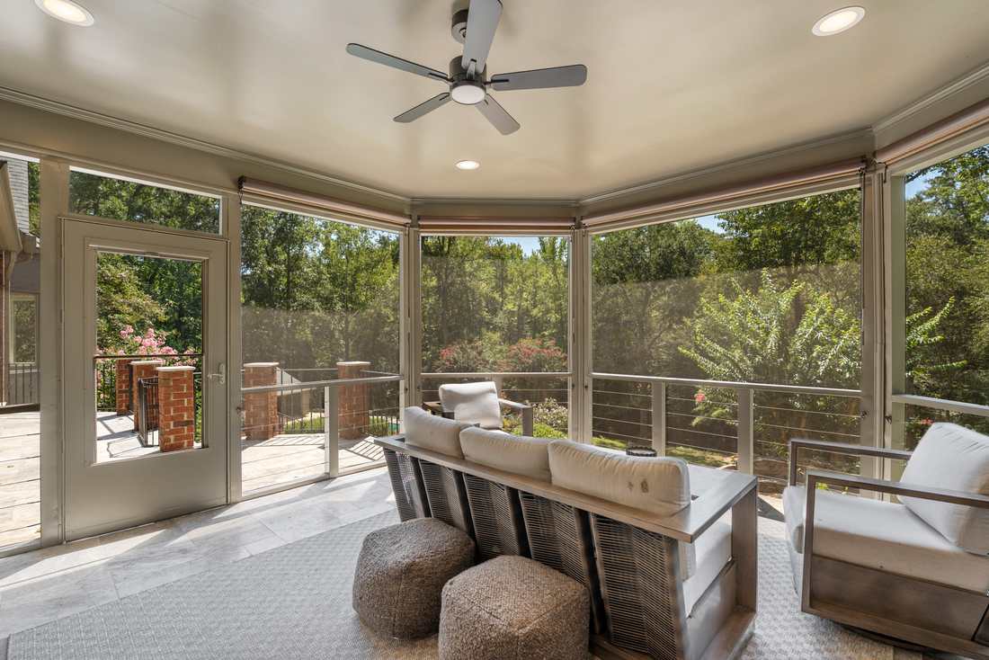 Screened porch